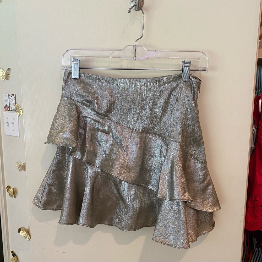 Zara Metallic Skort